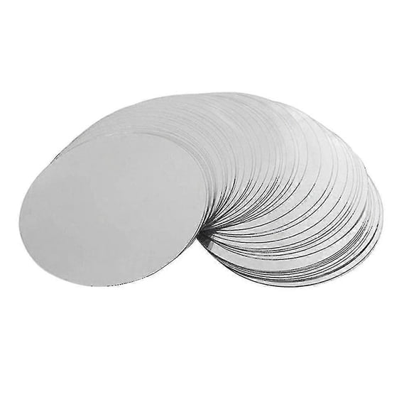 200 Pcs 3 Inch Silver Wine Pourer Discs Drip-proof Drop Drip Stop Pouring Pour Spout Pour Wine Thin