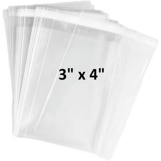 AllTopBargains 3 Large Plastic Clear Storage Bags Handle Resealable Zipper Clothes Travel 15x17
