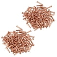 thumbnail image 1 of 200 Pcs 5/64Inch x 25/64Inch Round Copper Solid Rivets Fasteners, 1 of 8