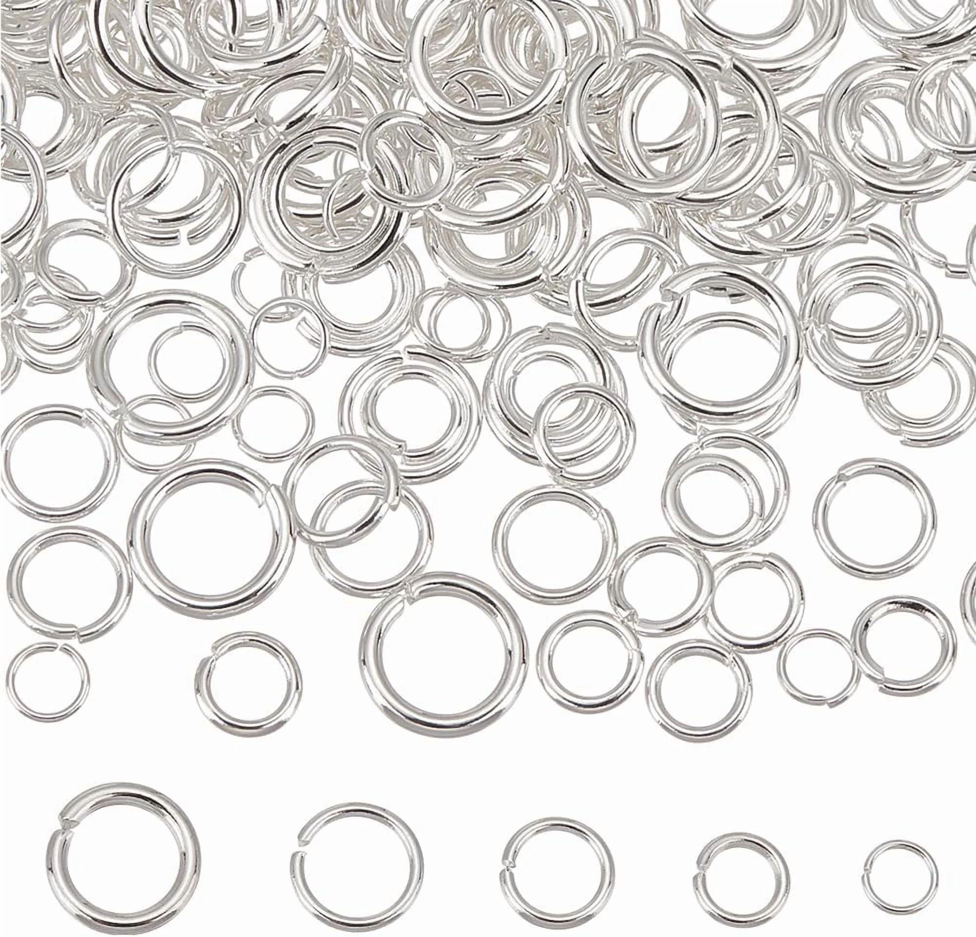 100 Pcs 5mm Stainless Steel Open Jump Rings – 18 Gauge For Jewelry Making (Unbranded)