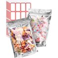 thumbnail image 1 of 200 Pcs 5"x8" Mylar Bags for Food Storage - Clear Front, Stand-up, Resealable Bags for Small Business Packaging Supplies, Snacks Candy Bath Salts Hand Made Gift Festival, 1 of 4