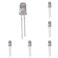 thumbnail image 1 of 200 Pcs 5mm White LED Diode Lights DC 3V 20MA Bulb Electronics Components Light Emitting Diodes, 1 of 8