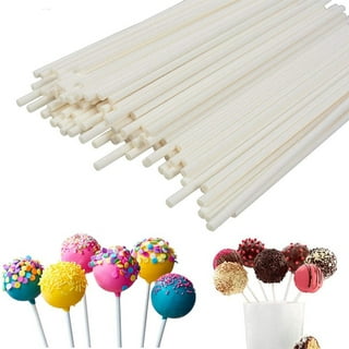 40pcs 6 in GOLD/YELLOW Bubble Pointed Acrylic Sticks For Cake Pops