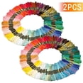 thumbnail image 1 of 200 Pcs 8 Meter Cotton Embroidery Floss Professional Textile Fabrication（2sets（200pcs)), 1 of 9