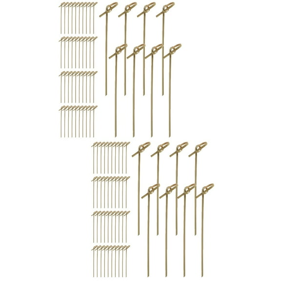 MERRYHAPY Rustic Cocktail Swizzle Picks 200 Pcs for Parties, Bars, Home Decor and Drink Stirring