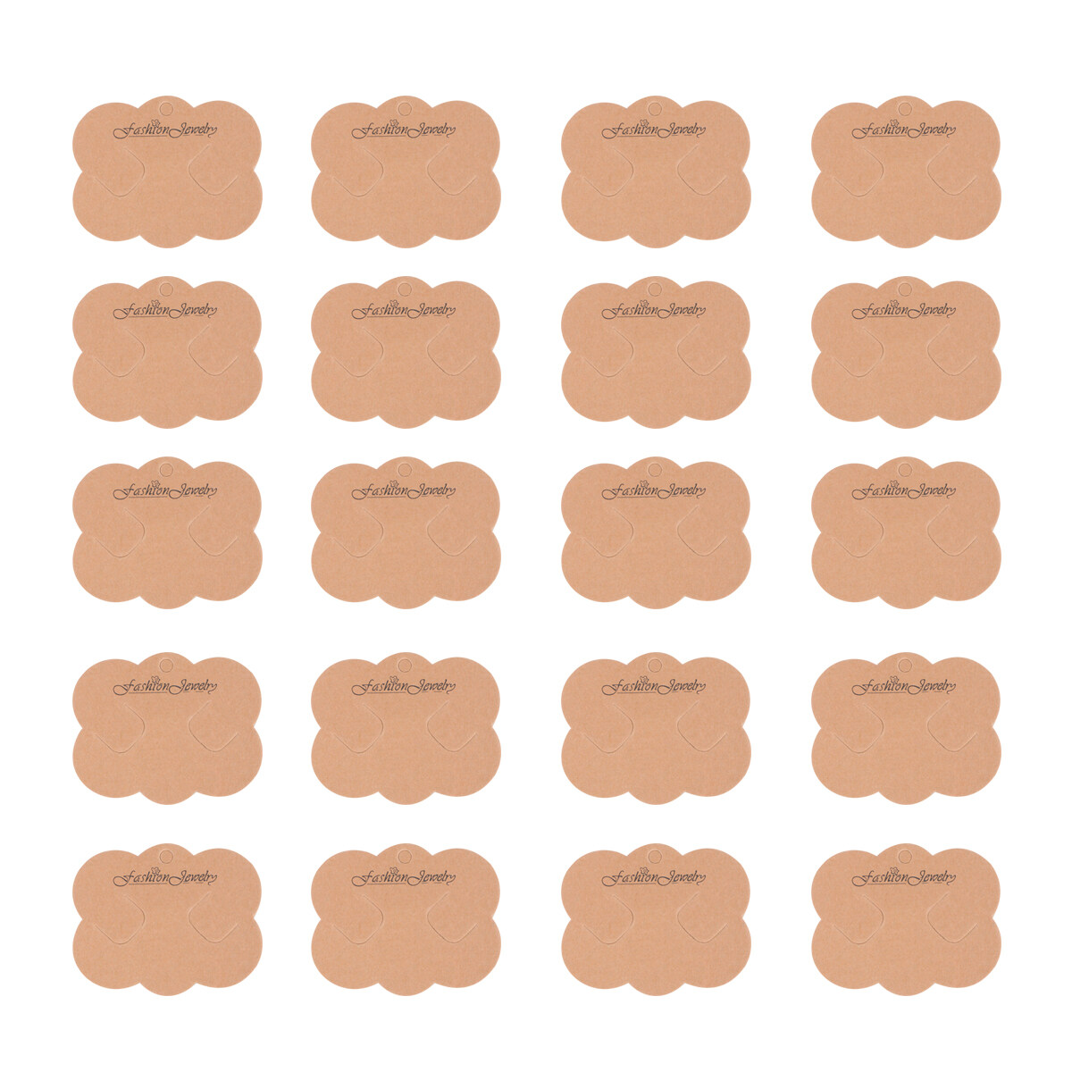 200 Pcs Blank Hairpin Display Simple Hair Barrette Display Cards Hair