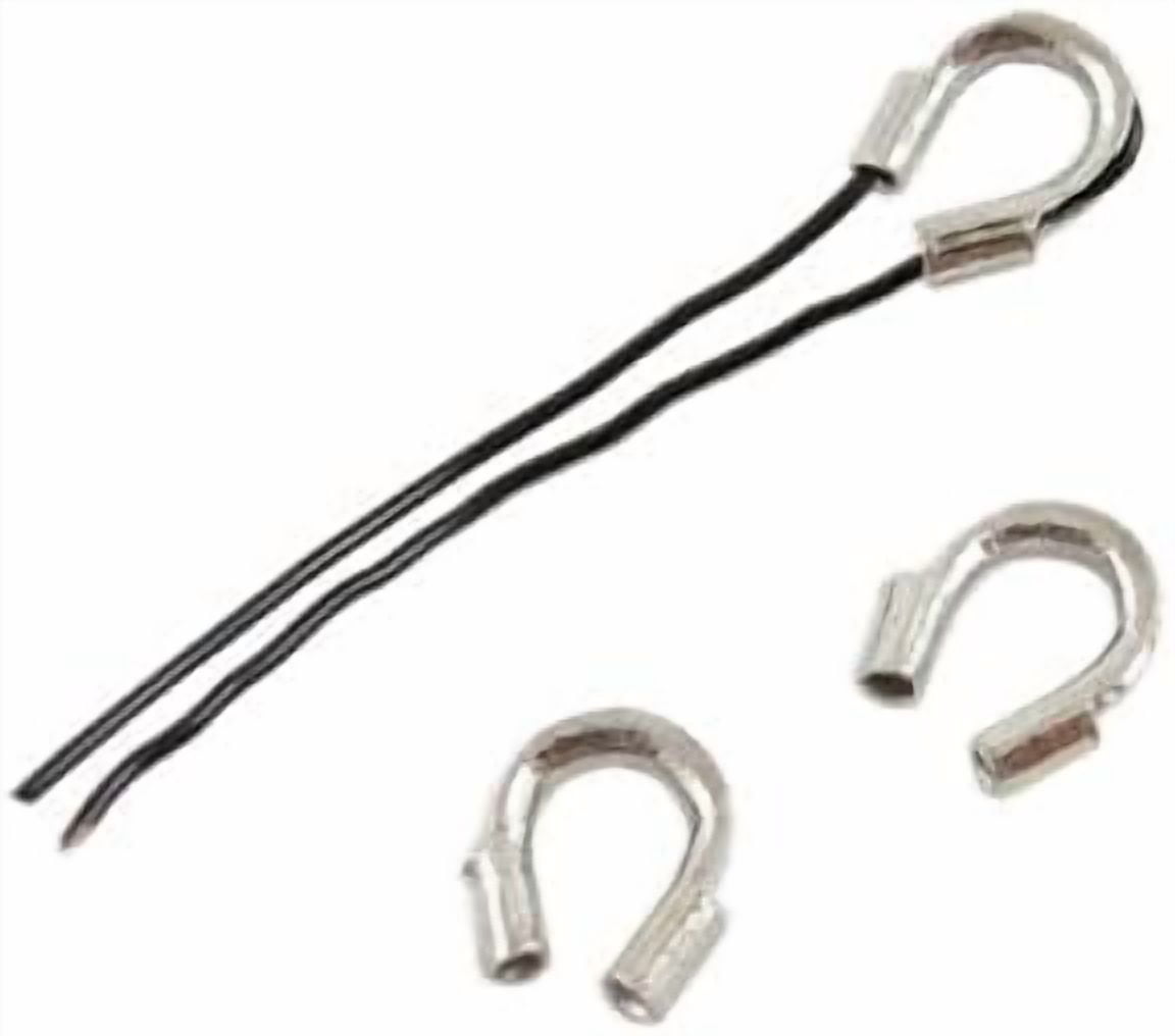 Wire Gauntlet 200 Pcs Brass Wire Guardians U Shape Wires Guard Loops Thread Protector ...