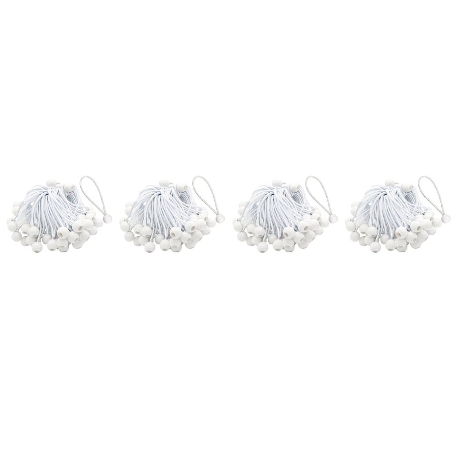 200 Pcs Bungee Cord with Balls Elastic Ties Bungee Toggles Ties for