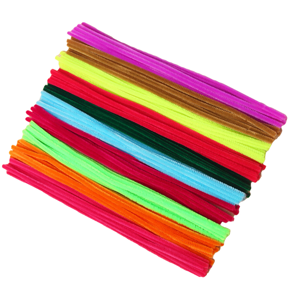 200 Pcs Children’s Toys Craft Pipe Cleaners Plush Twisted Stick