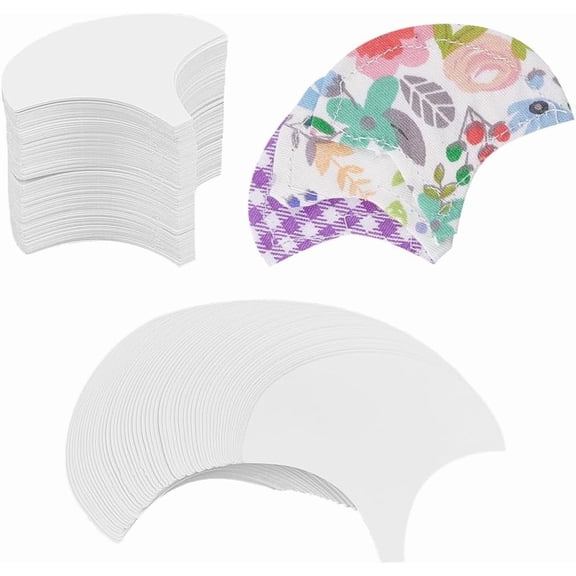 200 Pcs Clamshell English Paper Piecing Epp Set 1.77 Inch Wide Precise Paper Templates Handmade Quilting Templates Paper Piecing for DIY Making