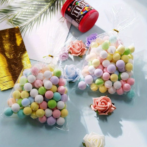 200 Pcs Clear Cellophane Sheets 7x7 Inches, Transparent Cello Sheets for Candy Wrapping, DIY Arts, Crafts & Decoration