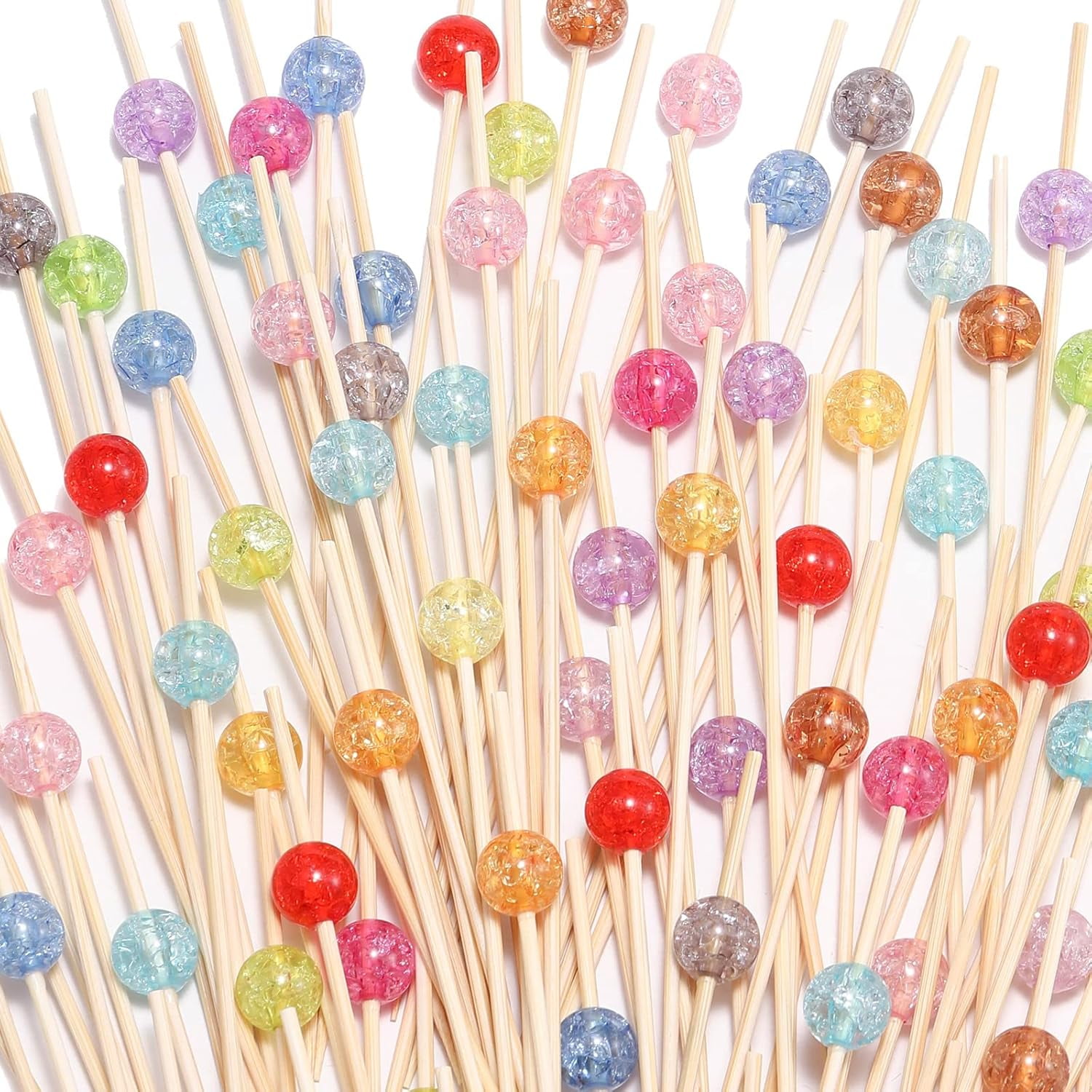 200 Pcs Cocktail Picks, 4.7 Inch Toothpicks for Appetizers, Bamboo ...