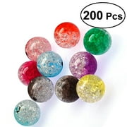 200 Pcs Cracked Beads for Necklace Making Arts and Crafts Adults Bracelets Jewellery