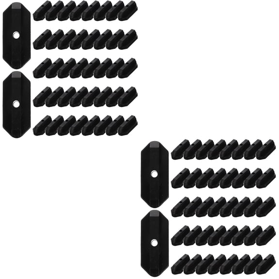 200 Pcs Deck Fastening Clip Ins Clips for Composite Decking Boards Hidden Fixing Fasteners Pe Abs