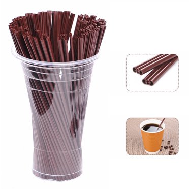 200 Pcs Black Coffee Stirrer And Holder Set Coffee...