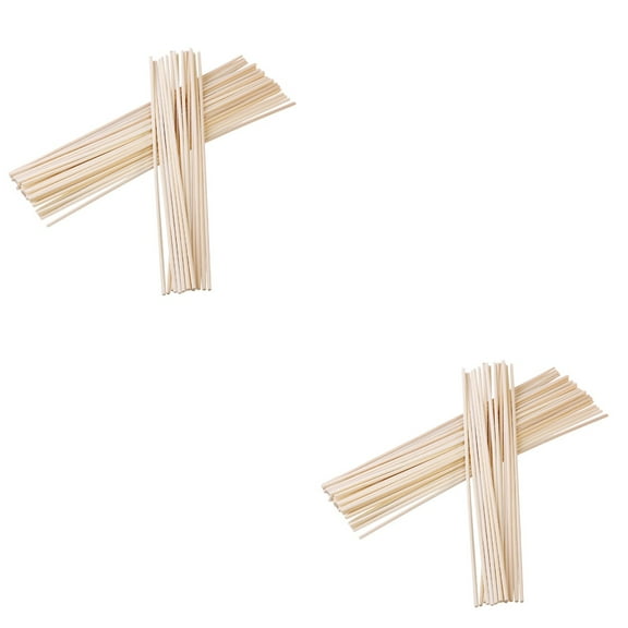 200 Pcs Rattan Reed Diffuser Sticks with Essential Oils Aromatherapy Scented Incense Sticks for Home Fragrance