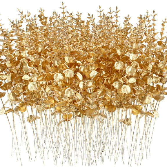 200 Pcs Eucalyptus Stems Faux Greenery Artificial Eucalyptus Leaves Eucalyptus Decor Greenery Stems Faux Greenery Branches for Wedding Centerpiece Flowers Bouquet Farmhouse Home Decor (Black)