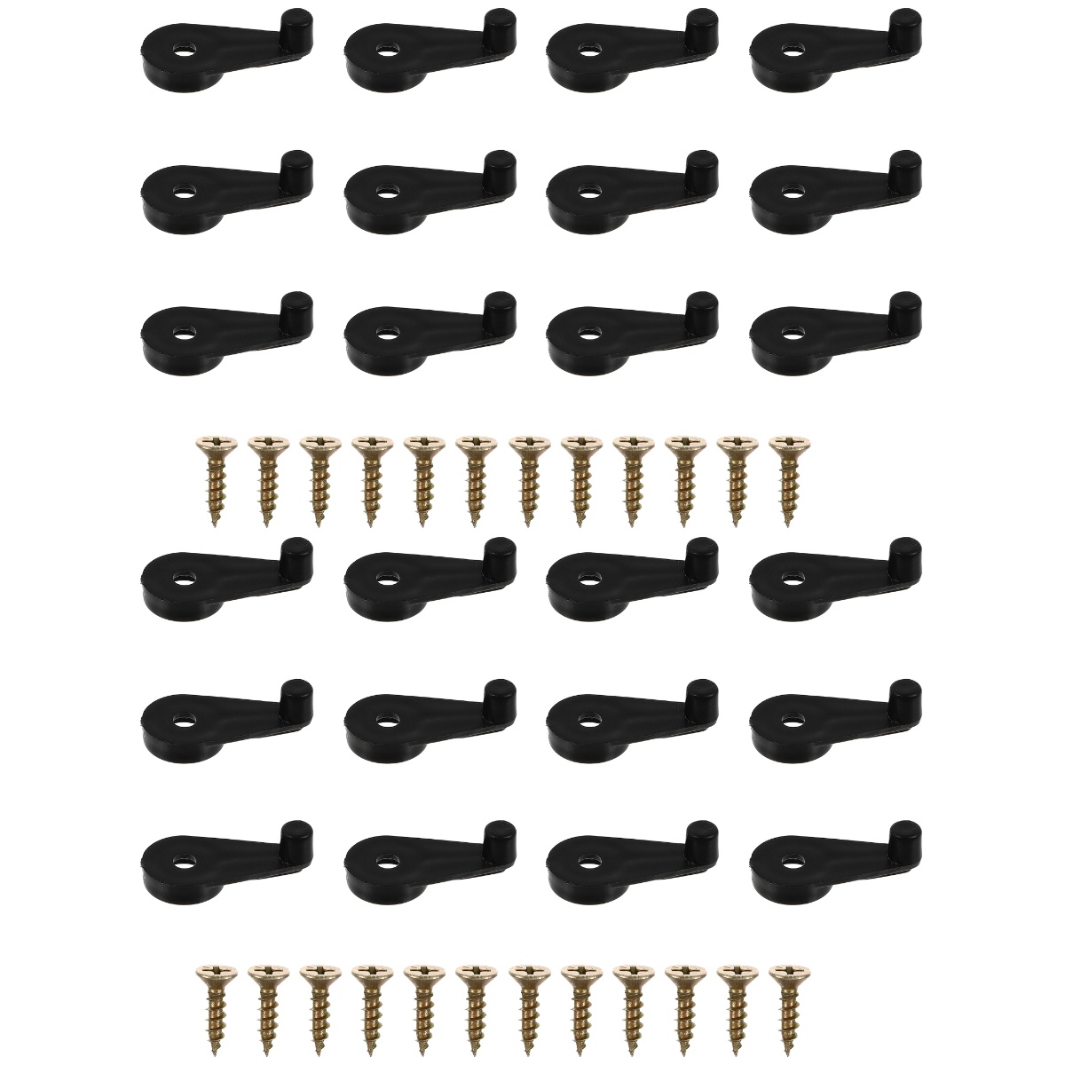 200 Pcs Glass Retainer Clips Mirror Door Retainer Clips with