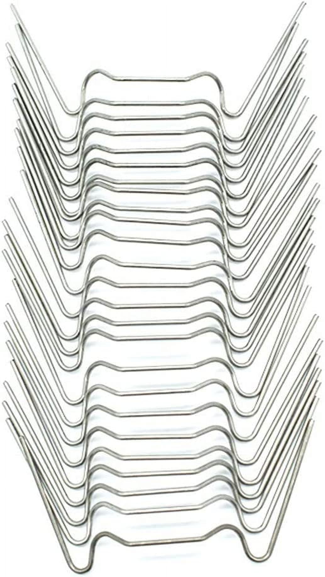 200 Pcs Greenhouse Glazing Clips, Stainless Steel W Type Clips, Green