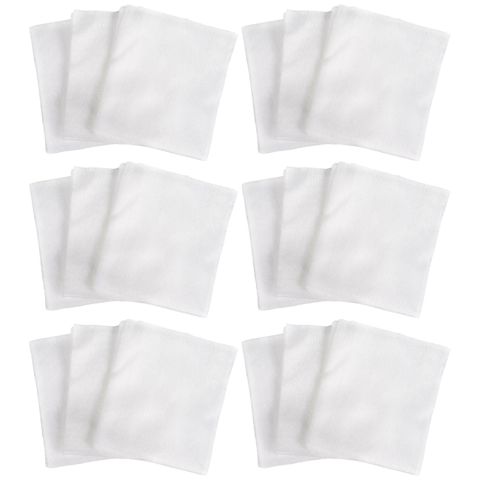 200 Pcs Makeup Remover Pads 8 Packs Cotton for Face Facial Cleaning Wipes Nail 25 Pieces