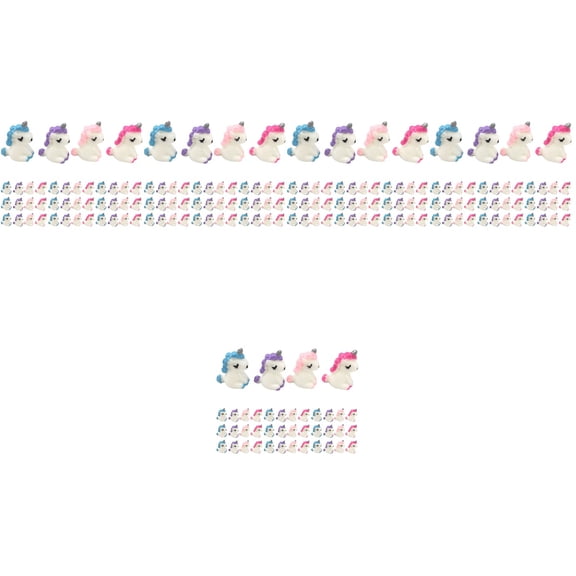 200 Pcs Microlandscape Miniature Unicorn Figurines Miniature Unicorn Ornaments Unicorn Decors