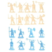 200 Pcs Mini Soldier Small Soldier Miniature Medieval Action Figures Medieval Toys Plastic 2.70X1.50X1.00CM