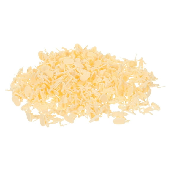 200 Pcs Model Toys Army Men Action Figures Mini Man Beige