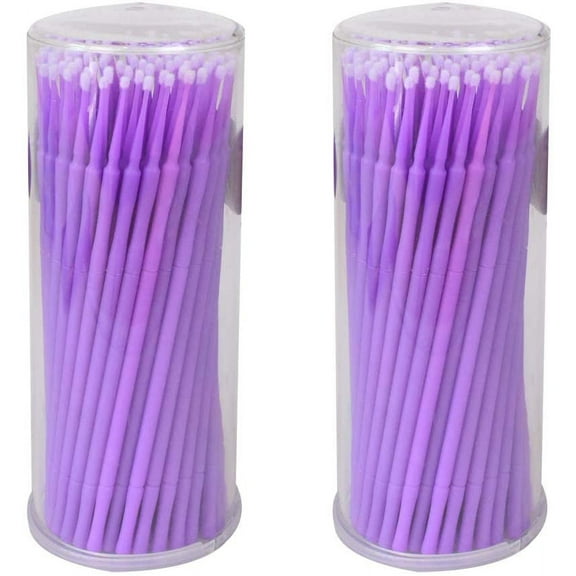 200 Pcs Multipurpose Touch Up Paint Brushes Disposable Micro Brush Applicator 1.5mm Tips for Makeup or Car Repair