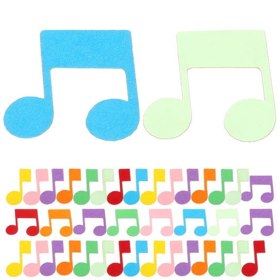 Raindrops Music Note Confetti Paper Scraps for Party Decorations, Assorted Colors, 200 Pieces, Perfect for Celebrations and Events