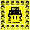 thumbnail image 1 of 200pcs Heavy Load Warning Stickers, Team Lift Caution Labels for Shipping, Pallet Packing, Moving Safety and Handling, 1 of 5