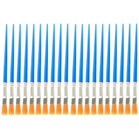 200 Pcs Kids Painting Brushes Set with Round and Pointed Tips, Plaster Number Paintbrushes for Students and Art Projects