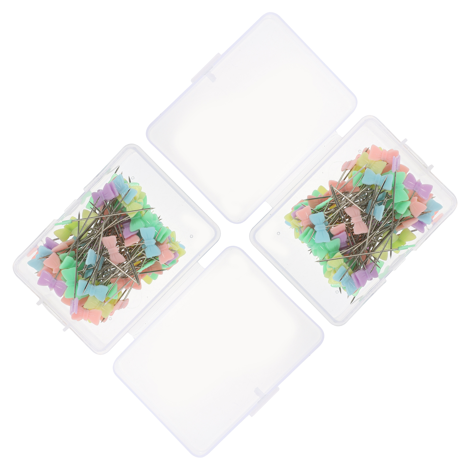 200 Pcs Pin Sewing Needles Pins Cross Stitich for Scalp Plastic