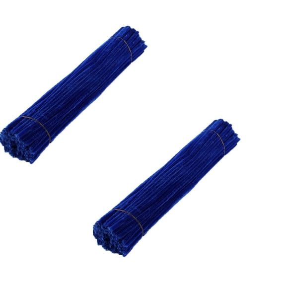 200 Pcs Pipe Cleaners Chenille Stem Pipe Cleaners Craft Bulk Chenille Stems Color Pipe Cleaners Set Chenille Stems Pipe Cleaners for Projects Creative Pipe Cleaners DIY Decorations, Dark Blue