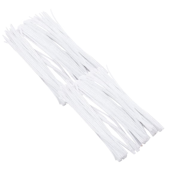 200 Pcs Pipe Cleaners Craft Bulk White Pipe Cleaner Creative Fuzzy Chenille Stems Games Gifts for Ages 5-7,Craft Supplies for Projects Creative DIY Room Decor,Halloween Christmas Decorations