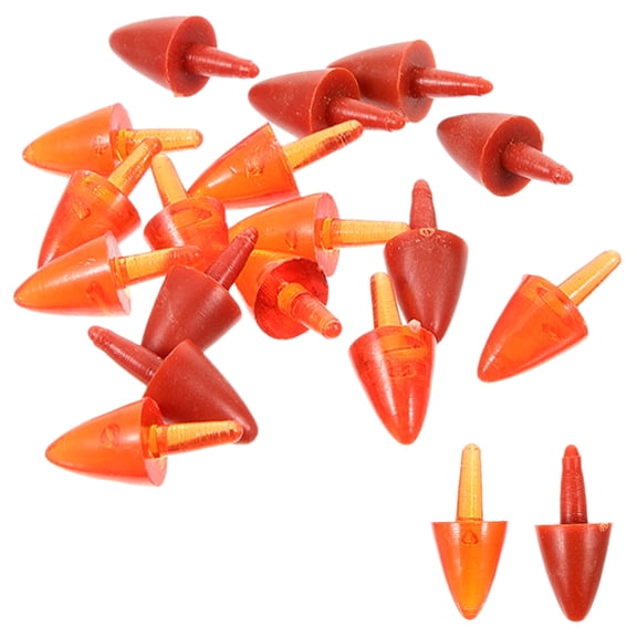 200 Pcs Plastic Snowman Nose Christmas Craft Snowman Accessories DIY Snowman Nose Xmas Decor Festival Snowman Nose