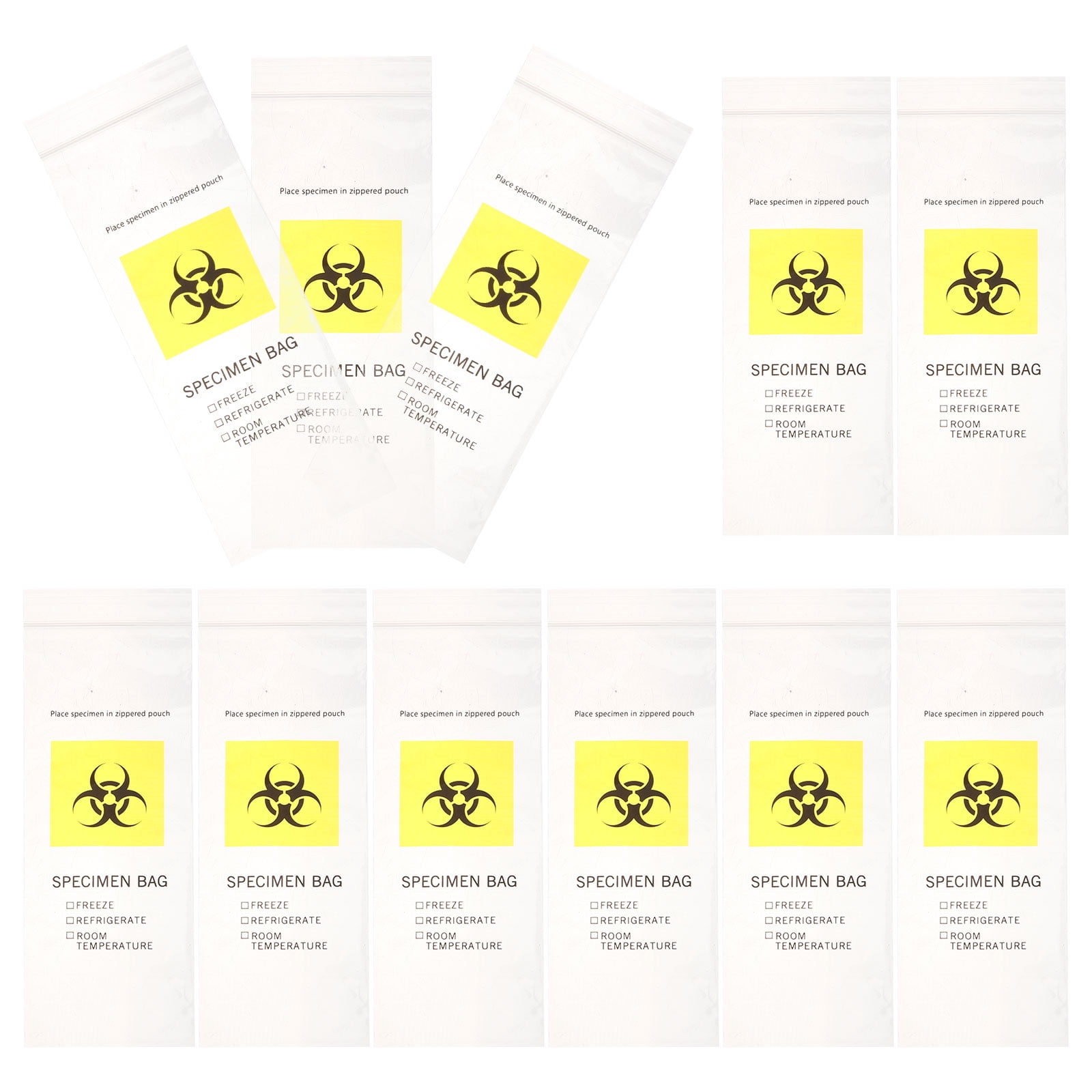 200 Pcs Pouch Lab Guard Specimen Bag Biological Sample Packaging Bags