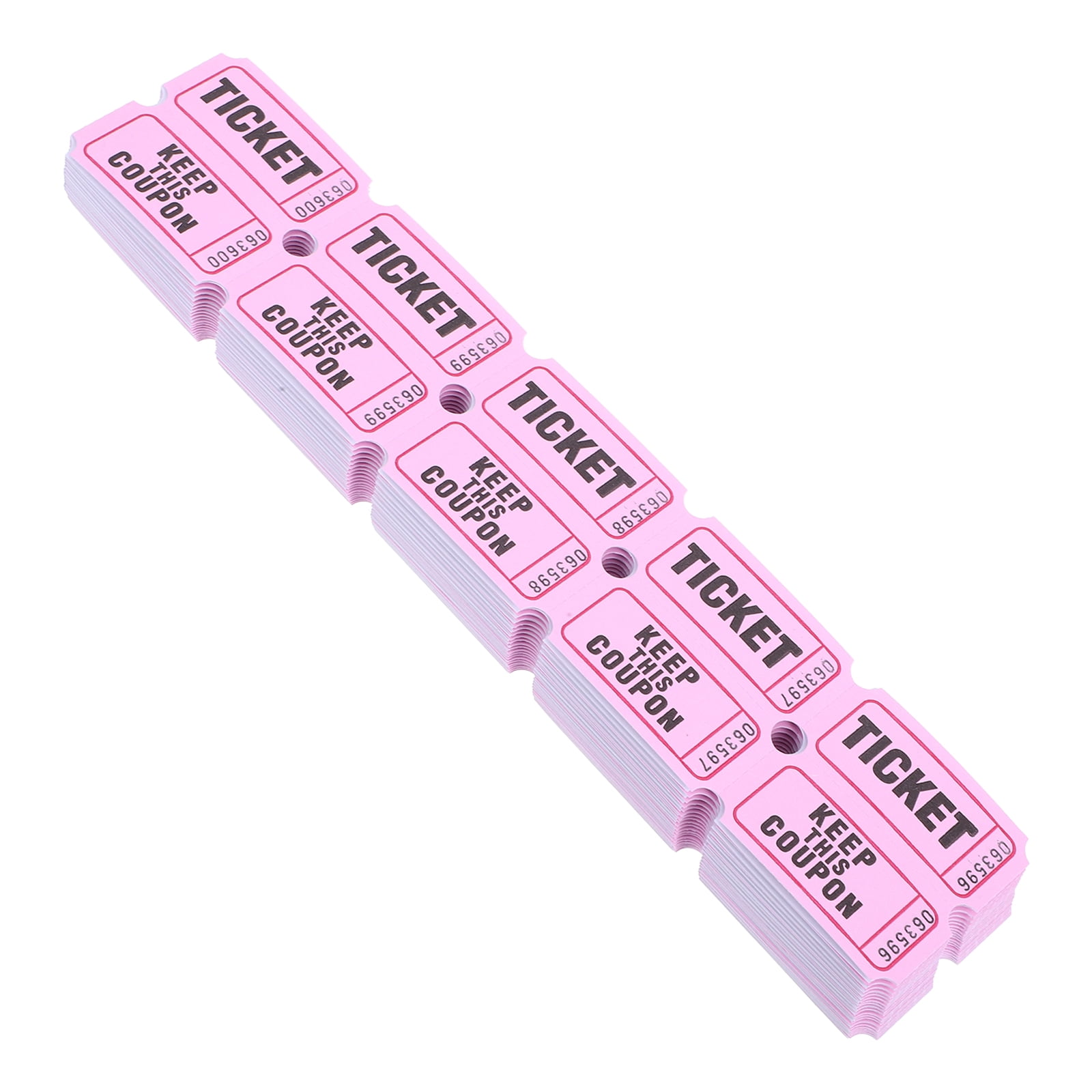 Raffle Tickets Bulk 200pcs Blue Raffle Tickets With Perforations And ...