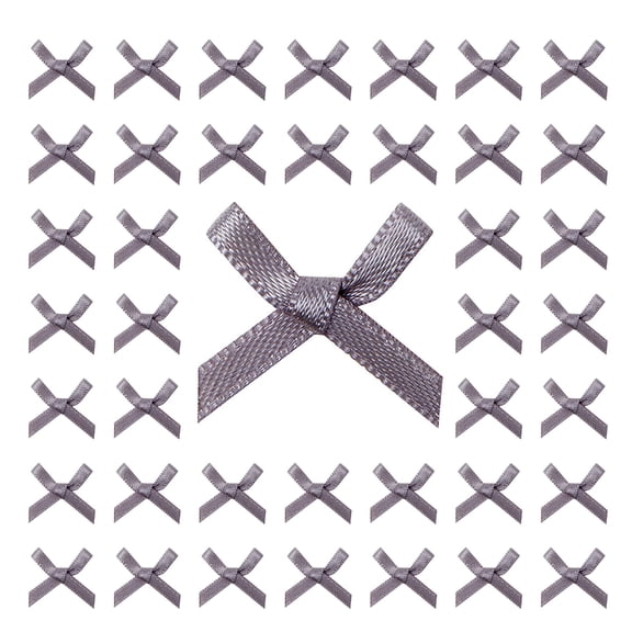 200 Pcs Mini Bows Small Ribbon Bows Bowknot Flowers Appliques DIY Craft for Sewing Scrapbooking Wedding and Gift