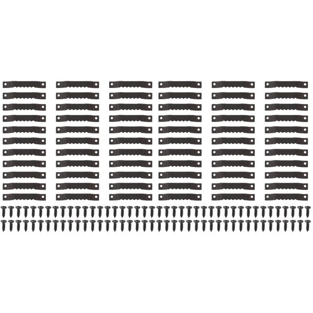 200 Pcs Sawtooth Photo Frame Hook Wall Mounted Clothes Hanger Canvas