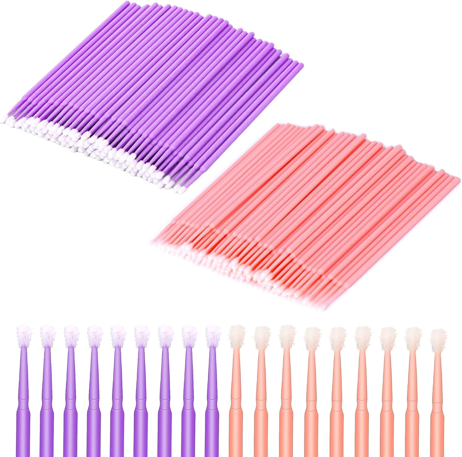 200 Pcs Sewing Machine Cleaning Brushes Tool Kit, Disposable Bendable Pointed Tips Clean Sticks