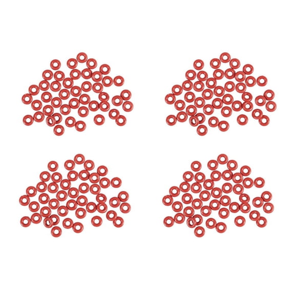 200 Pcs Silicone O Ring Seal Sealing Gasket 3mm x 8mm x 2.5mm