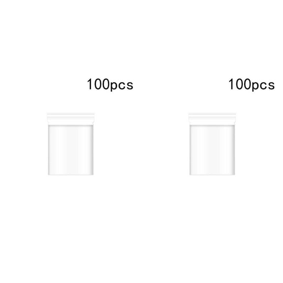 200 Pcs Small Bags Mil Clear Resealable Zip Seal Lock Poly Bags Heavy Duty Zipper Reclosable Baggies Packing Jewelry Earrings Coin Pills 4*6cm