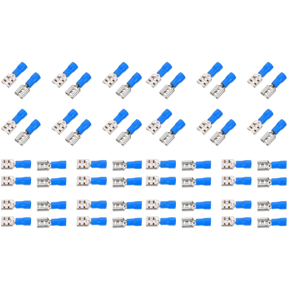 200 Pcs Speakers Crimp Wire Terminal Quick Disconnect Spade Terminals