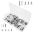 thumbnail image 1 of 200 Pcs Spring Tension Compression Springs for Crafts Silver, 1 of 8