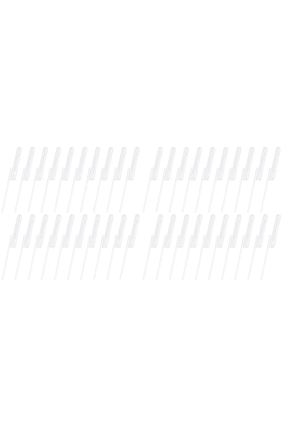 White Plastic Double-Cell Buret Precision Lab Pipettes 200Pcs