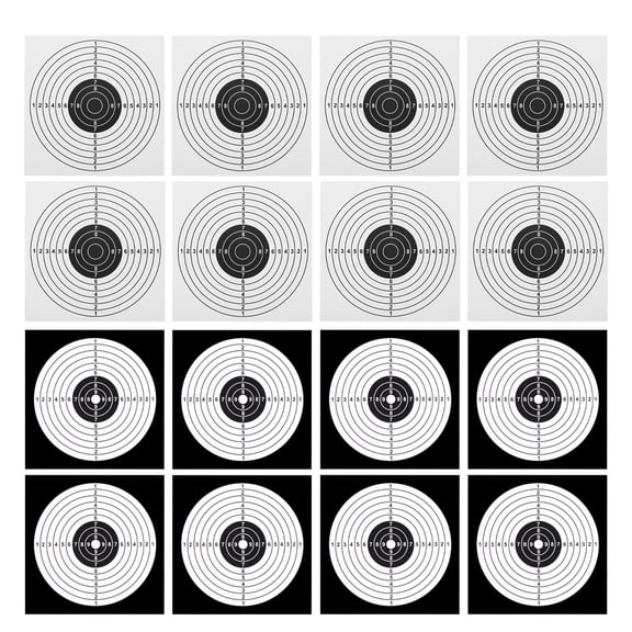 HINTRMENT 200Pcs Bow Target Paper for Outdoor Practice Calibrated Markings for Accuracy