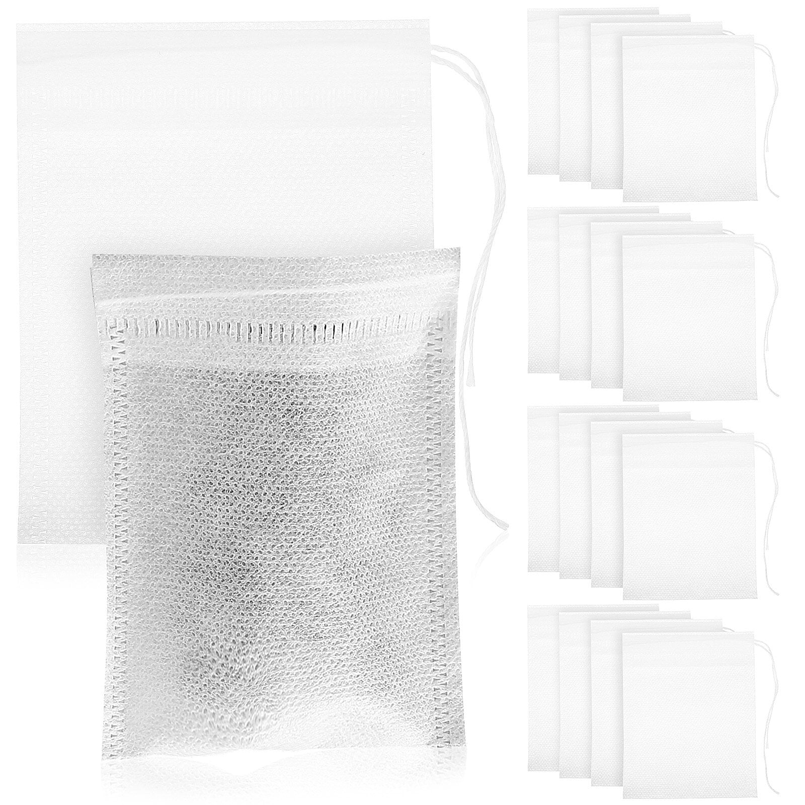 200 Pcs Tea Bag Coffee Filter Fine Mesh Strainer Empty Infuser Bags