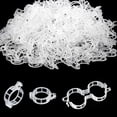 thumbnail image 1 of 200 Pcs Tomato Clips, Plastic Trellis Clips Plant Support Clips, Plant Clips for Support, Grape Vine, Tomato Vine, Vegetables Plants, Garden Clips to Grow Upright Makes Plants Healthier, 1 of 7