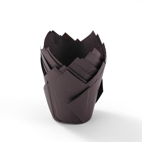 200 Pcs Tulip Cupcake Liners, Patterned and Solid Color Muffin Cupcake ...