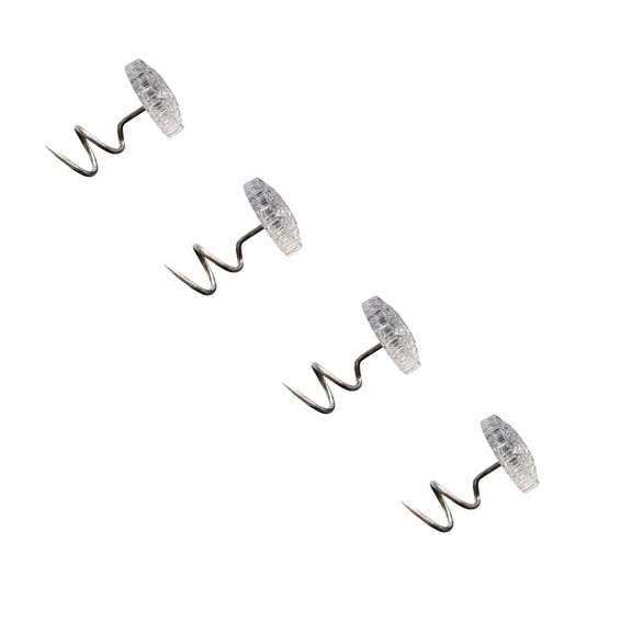 200 Pcs Upholstery Tacks Headliner Pins Clear Heads Twist Pins for Slipcovers and Bedskirts Bed Skirt Pins Clear Heads Twist Pins for Upholstery Slipcovers Bedskirts Bedskirt Pins, 0.39"x0.6", Clear